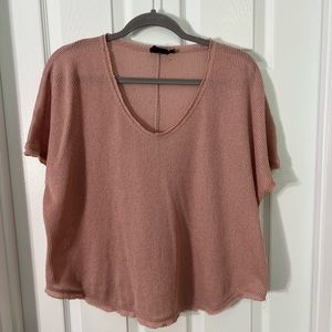 Out from Under Urban Outfitters Womens Blush Knit Top